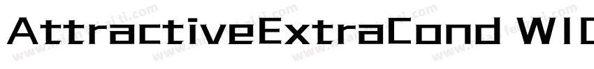 AttractiveExtraCond W10 SemiBd字体转换